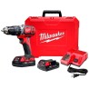 Kit De Taladro Percutor-Destornillador Compacto M18 De 0.5" 2607 22Ct Milwaukee